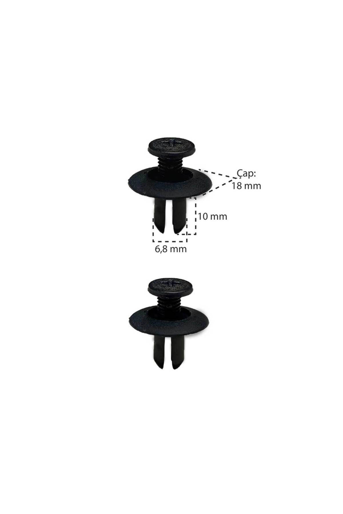 Honda Toz Fitil Klipsi 72311-S5S-003 – Toyota Subaru 90912-0028 ile Uyumlu- 5Adet