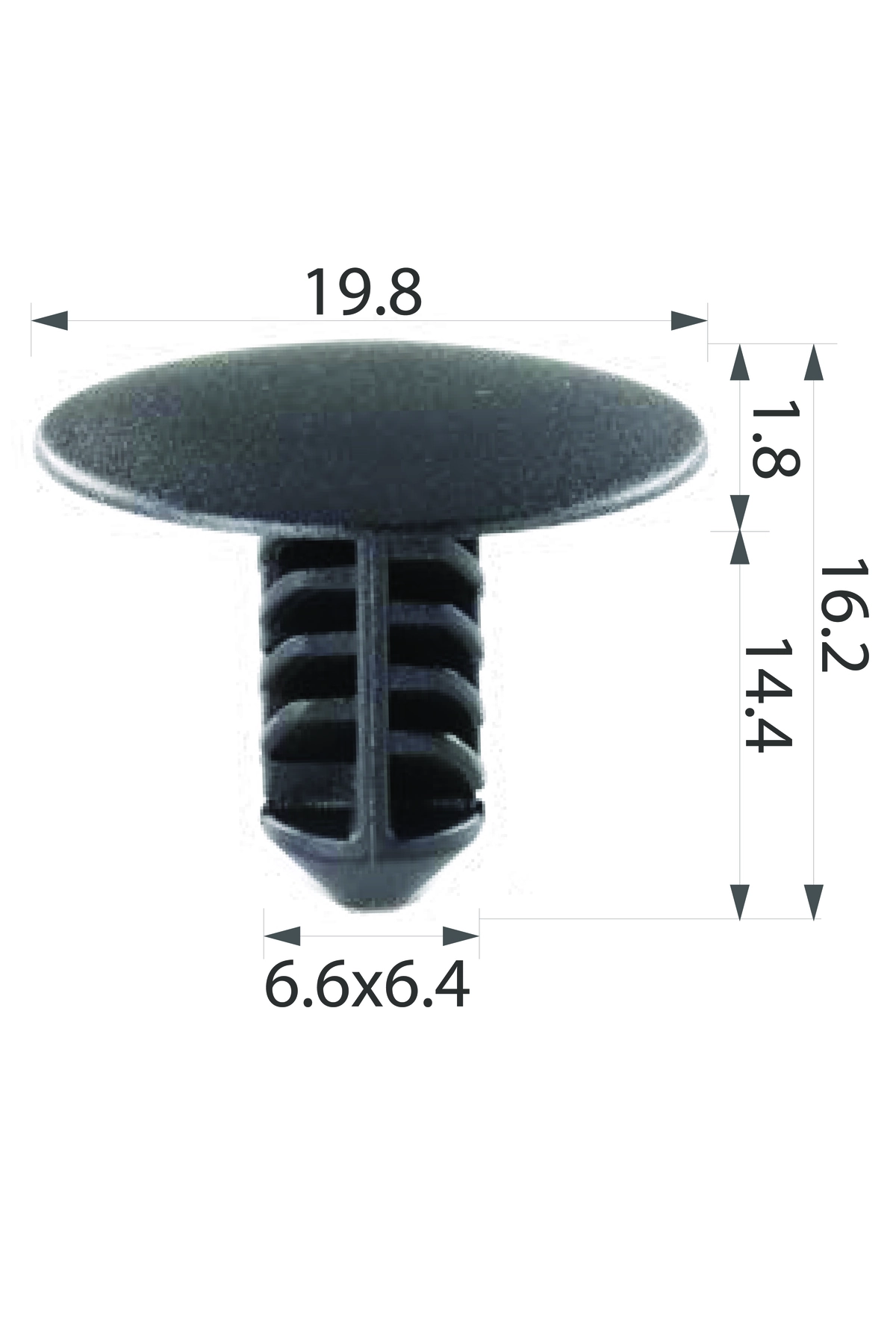 Oto Klips OEM Peugeot 856540, Fiat 0071737918, Renault 7701049270 10lu Paket
