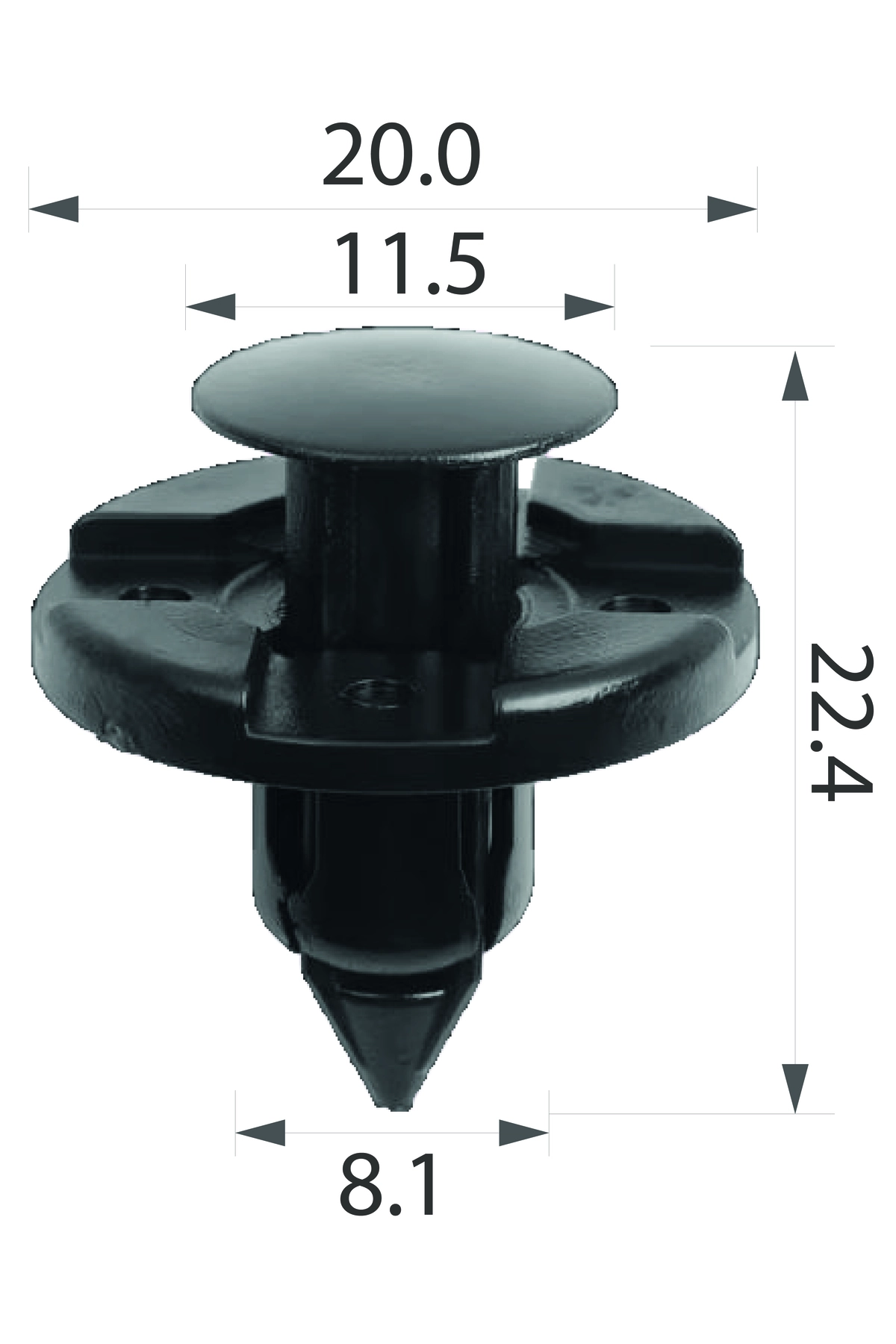 Oto Klips Kapı Döşeme Klipsi Oem Vw 7l6868243, Volvo 8679426 10lu Paket