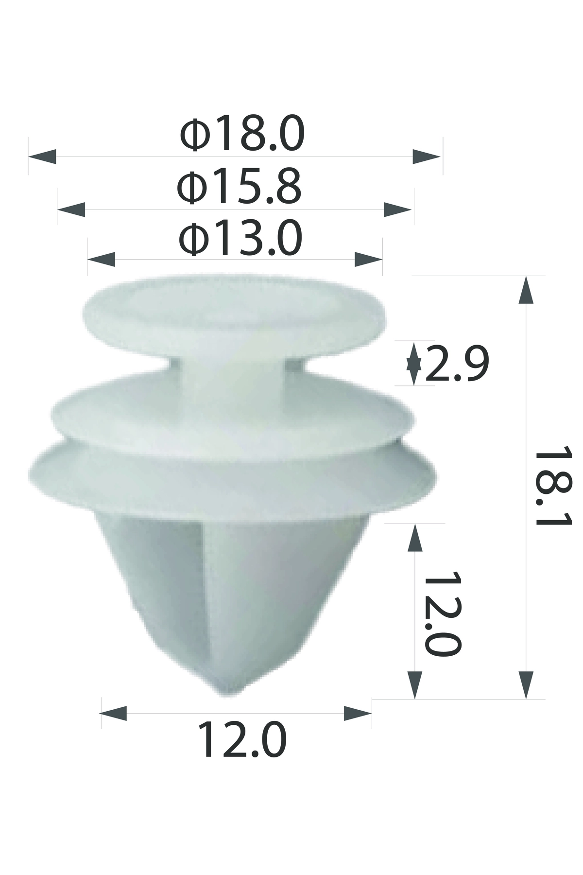 Oto Klips Çamurluk Klipsi Toyota 90189-06013 25Lİ Paket