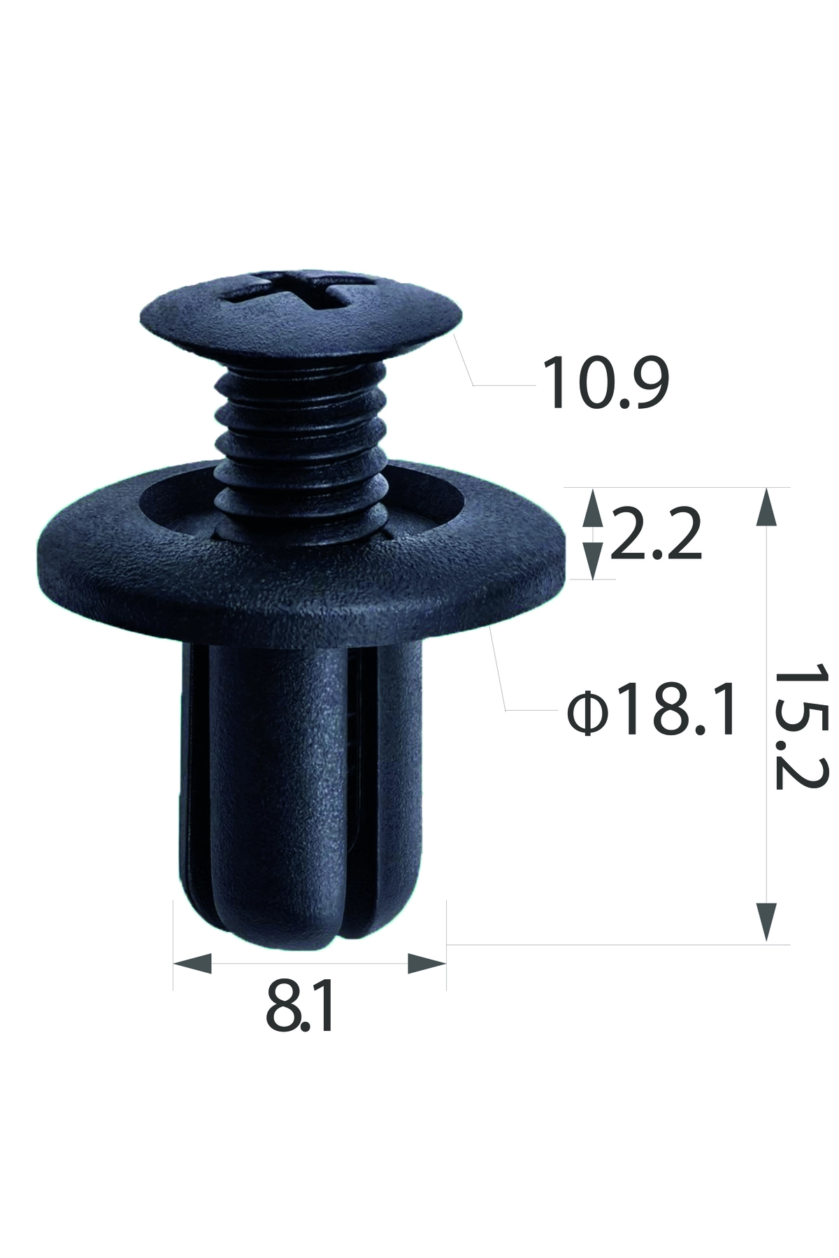 Oto Klips Cam Mandal Klipsi OEM 2839777 5li Paket