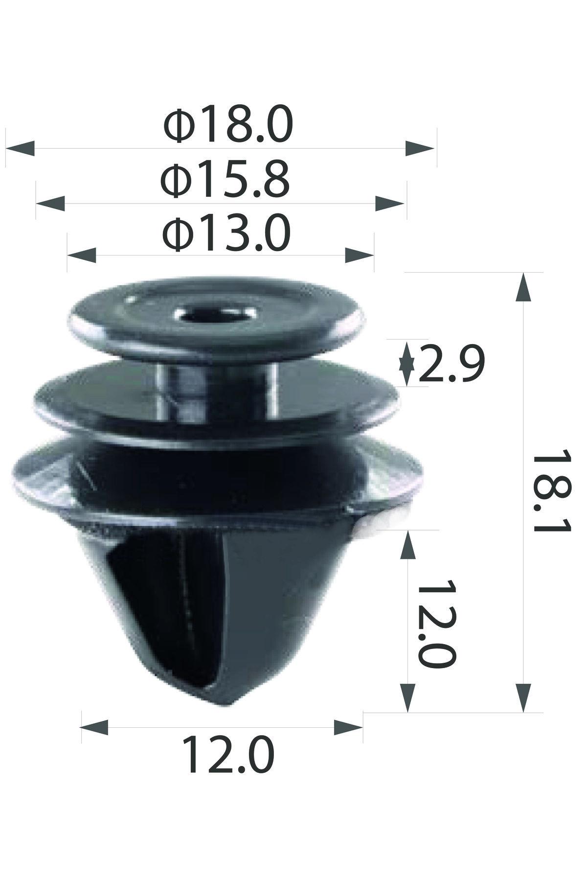 oto klips OEM 6991Z1, 8337FC, 51139804996, 3064814, 8200909084 10lu paket