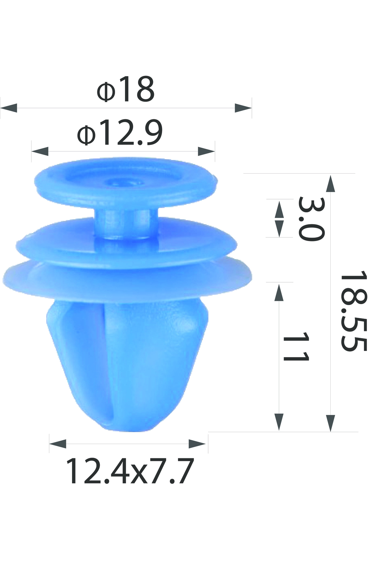 Oto Klips OEM 7703077476, 9345ZN, 1007928, 95508766, 4401109, 3649910 10lu Paket